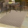 Teppich-Traum Robusto tappeto per interni ed esterni con motivo a rombi beige/nero Dimensioni - 140 x 200 cm