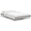 vidaXL Telaio letto grigio Sonoma 120x190 cm in legno