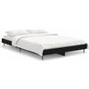 vidaXL Struttura del letto nera 120x190 cm in materiale ligneo