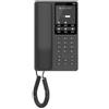 Grandstream GHP621, telefono IP, nero, cornetta cablata, 2 linee, LCD, Gigabit Ethernet