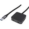 Value Hub VALUE USB 3.2 Gen 1, 4 porte (2x USB-A + 2x USB-C), con cavo di prolunga, 5 m