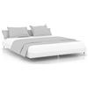 vidaXL Struttura del letto bianca 120x200 cm in materiale ligneo