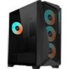 Gigabyte C301 Glass - Mid tower - E-ATX - Pannello laterale con finestra (vetro temperato) - senza alimentatore (ATX) - Nero