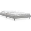 vidaXL Struttura letto grigio Sonoma 90x200 cm in materiale ligneo