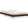 vidaXL Struttura letto senza materasso rovere marrone 90x200 cm Materiale a base di legno