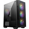 MSI MAG FORGE M100A computer case Micro Tower Black, Transparent