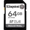 Kingston Technology Industrial 64 GB SDHC UHS-I Classe 10