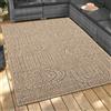 Carpetia Tappeto per interni ed esterni in juta dai colori naturali Dimensioni - 140 x 200 cm