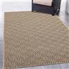 Carpetia Tappeto per esterni robusto e resistente alle intemperie - motivo a rombi beige/nero Dimensioni - 120 x 170 cm