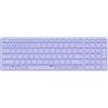 Rapoo E9700M Tastiera RF senza fili + Bluetooth QWERTZ tedesco viola (00215396)
