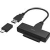 Hama Adattatore per unità disco rigido USB per unità SSD e HDD da 2,5" e 3,5" (00200761)