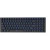 White shark Tastiera meccanica con squalo bianco ESL-K2 Katana, layout Us, interruttore rosso, nero/grigio