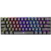 White shark Tastiera meccanica con squalo bianco GK-2022 Shinobi, layout Us, interruttore blu, nero