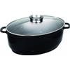 Baumalu Casseruola ovale in fusione di alluminio 43cm nera Baumalu 382931