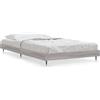vidaXL Struttura letto grigio Sonoma 90x190 cm in legno