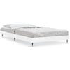 vidaXL Struttura del letto bianco lucido 90x190 cm in materiale a base di legno