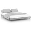 vidaXL Struttura per letto grigio cemento 200x200 cm Materiale a base di legno