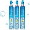 SodaStream Set di 3 bombole di ricarica gas co2 da 60l per gassificatore Sodastream 3 X CYLINDRE GAZ