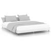 vidaXL Struttura del letto bianca 200x200 cm in materiale ligneo