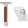 Störtebekker Shaving Accessories Rasoio dritto Solingen Walnut - Nobile rasoio bagnato prodotto a Solingen con manico in legno di noce - Idea regalo per uomo