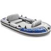 INTEX Gommone INTEX con remi e pompa Excursion 4 Set 68324NP