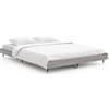 vidaXL Lettino Grigio Sonoma 135x190 cm Materiale a base di legno