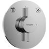 HansGrohe Miscelatore hansgrohe DuoTurn S per 2 utenze con regolatore di flusso e deviatore, cromato, 1 pz.
