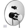 Paffoni Light - Miscelatore da incasso per 2 apparecchi, bianco opaco LIG015BO