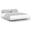 vidaXL Struttura del letto bianca 120x200 cm in materiale ligneo