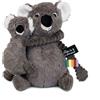 Les Deglingos Koala di peluche, mamma e bambino, grigio