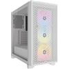CORSAIR Geh Midi 3000D RGB Airflow (Tempered Glass) White