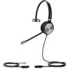 Yealink YHS36, cablato, 20 - 20000 Hz, ufficio/call center, 124 g, cuffie, nero, argento
