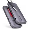 AXAGON Axagon HMC-12GM2 dock/replicatore di porte per computer portatili USB 3.2 Gen 2 (3.1 Gen 2) cablato Type-C grigio
