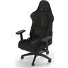 Corsair Sedia da gioco CORSAIR TC100 RELAXED - Tessuto (nero)