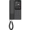 Grandstream GHP621W, telefono IP, nero, cordless, 2 linee, LCD, Gigabit Ethernet