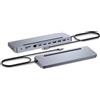 iTEC i-Tec - Docking station - per tablet, laptop - USB-C / USB4 / Thunderbolt 3 / Thunderbolt 4 - 11 slot - HDMI, 2 x DP - GigE - 100 Watt (C31FLAT2PDPRO)