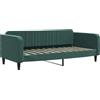 vidaXL Letto da giorno verde scuro 100x200 cm in velluto