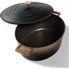 STONELINE® Cocotte ovale 32x25 cm oro rosa | con coperchio