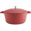 MasterClass Casseruola grande MasterClass con coperchio 5 l/28 cm, in alluminio leggero fuso, adatta per induzione, forno e piano cottura, colore rosso