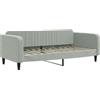 vidaXL Letto da giorno grigio chiaro 90x200 cm in velluto