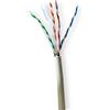 Nedis Cavo di rete Rotolo | CAT6 | Incagliato | U/UTP | Cavo di rame nudo | 100.0 m | Interno | Tondo | LSZH | Grigio | Confezione regalo