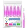 Amtec Trading MoriVeda® NP-Vital scovolini interdentali - set di 12 (0,6 mm) I Scovolini interdentali per un'igiene orale pulita I 0,6 mm