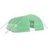vidaXL Serra vidaXL con struttura in acciaio, verde, 36 m², 6x6x2,85 m