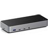 Satechi Triple 4K Display Cablato Dock Nero, Argento