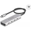 DELOCK USB 10 Gbps USB Type-C Hub mit 4x USB Type-C