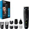 Braun Series 5 MGK5411 Regolabarba Tagliacapelli Kit per lo Styling Nero