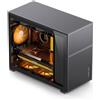 Jonsbo D31 MESH Micro-ATX Case, Tempered Glass - black