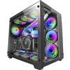 Mars Gaming OUTLET e-atx tower case mars gaming mcv3 black xxl premium custom double window de tempered glass sin power supply de