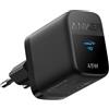 Anker 313 Charger (45W), PD/PPS nero, alimentatore, USB-C, funzioni di sicurezza