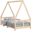 vidaXL Letto per bambini 80x160 cm in legno di pino massiccio